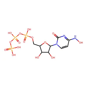 N4-羟基胞苷5'-三磷酸 structure