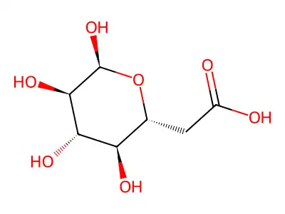 6-Deoxy-alpha-gluco-pyranosiduronic acid structure