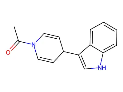 1-[4-(1H-Indol-3-yl)-1(4H)-pyridinyl]ethanone structure