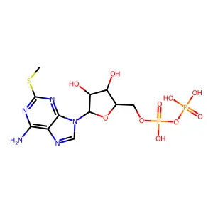 2-甲硫基腺苷二磷酸 structure