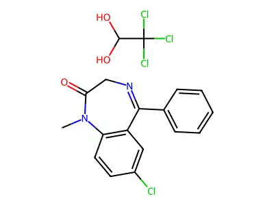 Chlorazepam structure