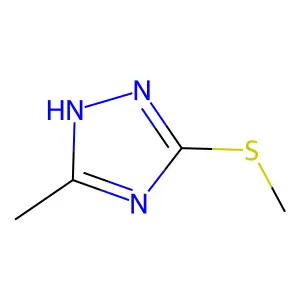 1H-1,2,4-Triazole, 3-methyl-5-(methylthio)- structure