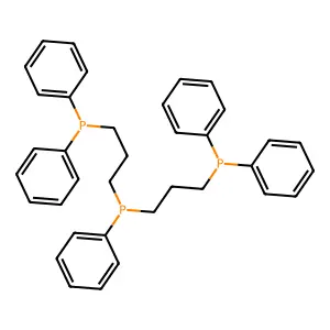 Bis(3-diphenylphosphinopropyl)phenylphosphine structure