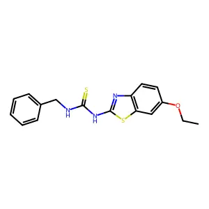 1-Benzyl-3-(6-ethoxy-1,3-benzothiazol-2-yl)thiourea structure