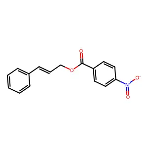 3-Phenylprop-2-enyl 4-nitrobenzoate structure