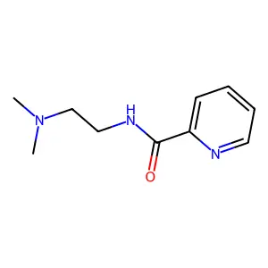 N-[2-(dimethylamino)ethyl]pyridine-2-carboxamide structure