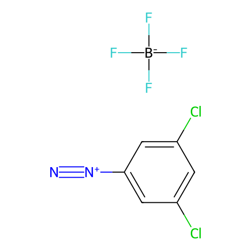 3,5-Dichlorophenyldiazonium tetrafluoroborate structure