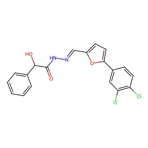 C19H14Cl2N2O3 structure