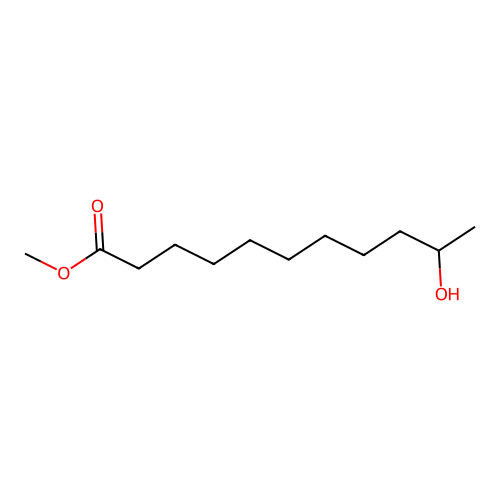 Methyl 10-hydroxyundecanoate structure