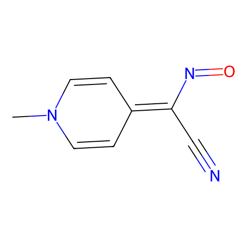 2-(1-Methyl-4-pyridinylidene)-2-nitrosoacetonitrile structure