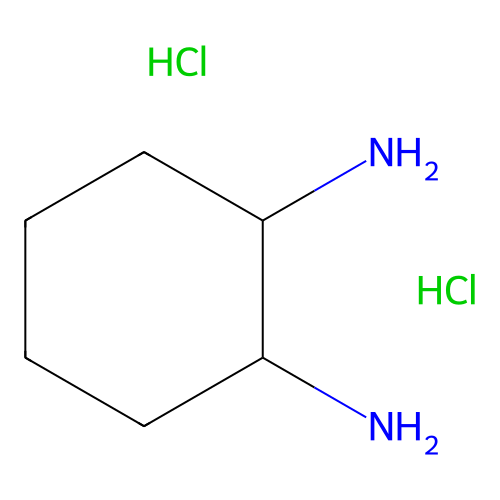 Cyclohexane-1,2-diamine dihydrochloride structure