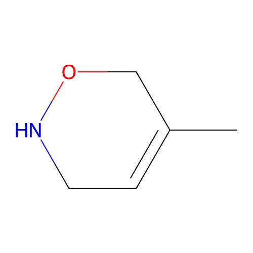 5-methyl-3,6-dihydro-2H-1,2-oxazine structure
