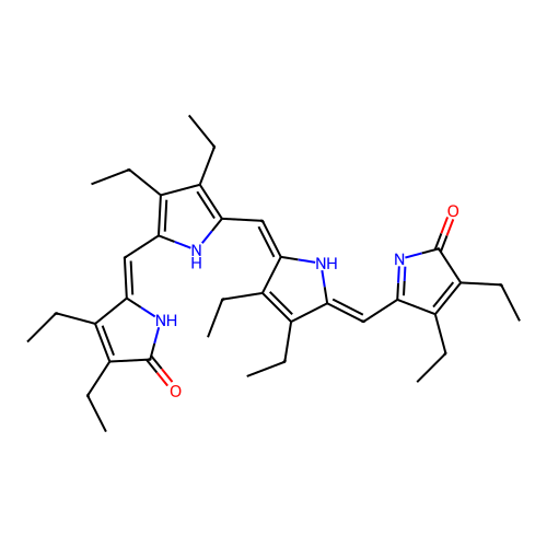 21H-Biline-1,19-dione, 2,3,7,8,12,13,17,18-octaethyl-22,24-dihydro- structure