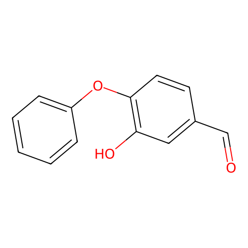 3-Hydroxy-4-phenoxybenzaldehyde structure