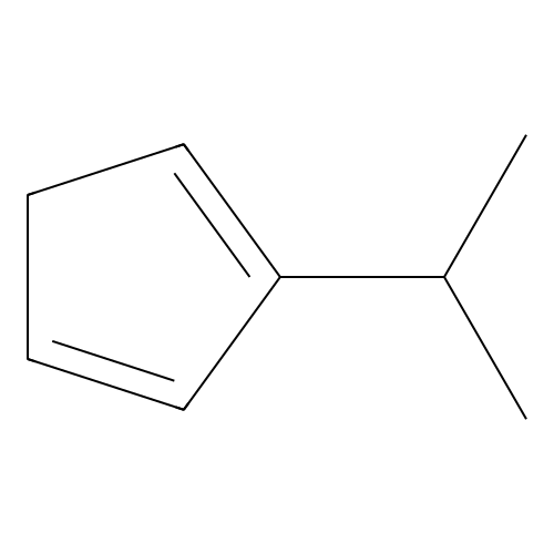 1,3-Cyclopentadiene, 2-(1-methylethyl) structure
