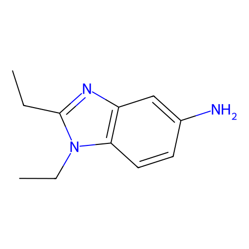 1,2-Diethyl-1H-benzoimidazol-5-ylamine structure