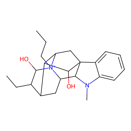 Prajmaline structure