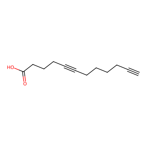 5,11-Dodecadiynoic acid structure