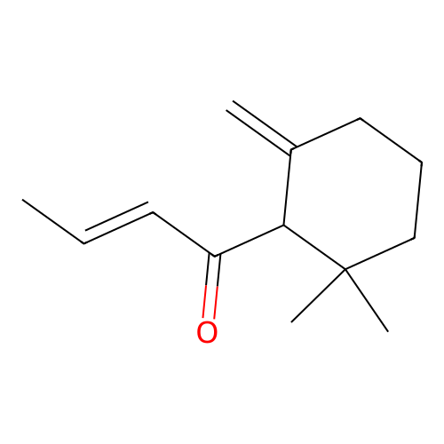 2-Buten-1-one, 1-(2,2-dimethyl-6-methylenecyclohexyl)- structure