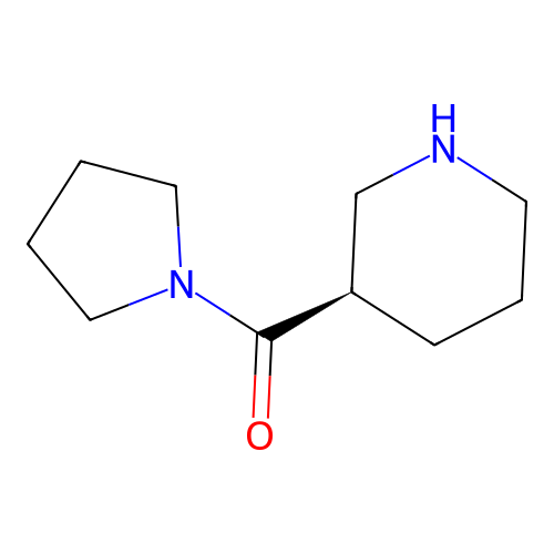 (R)-piperidin-3-yl(pyrrolidin-1-yl)methanone structure