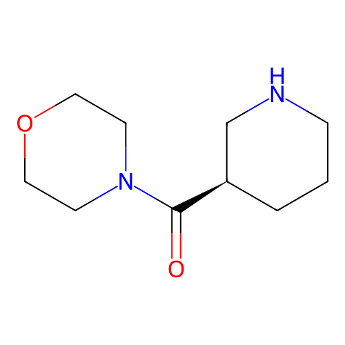 4-[(3R)-piperidine-3-carbonyl]morpholine structure