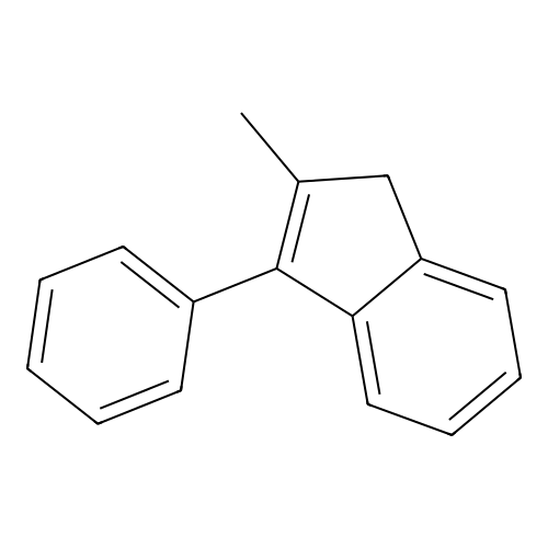 1H-Indene, 2-methyl-3-phenyl- structure