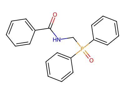 Benzamide, N-[(diphenylphosphinyl)methyl]- structure