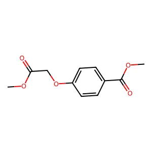 Methyl 4-(2-methoxy-2-oxoethoxy)benzoate structure