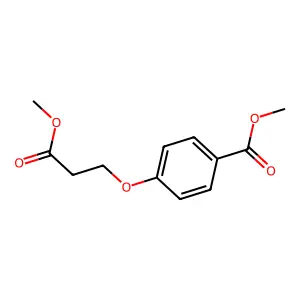 Methyl 4-(3-methoxy-3-oxopropoxy)benzoate structure