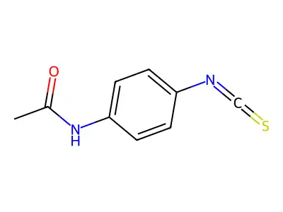 N-(4-isothiocyanatophenyl)acetamide structure