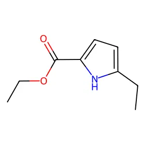 Ethyl 5-ethyl-1H-pyrrole-2-carboxylate structure