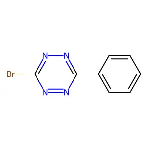 3-Bromo-6-phenyl-1,2,4,5-tetrazine structure