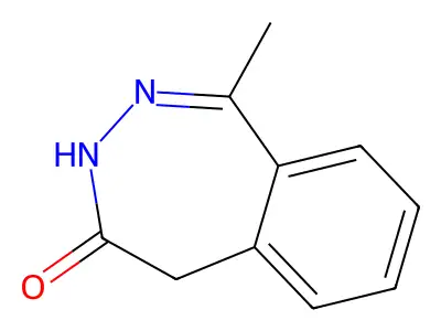 1-Methyl-4,5-dihydro-3H-2,3-benzodiazepin-4-one structure