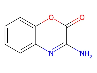 3-Amino-2H-1,4-benzoxazin-2-one structure