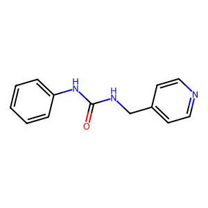 1-Phenyl-3-(pyridin-4-ylmethyl)urea structure