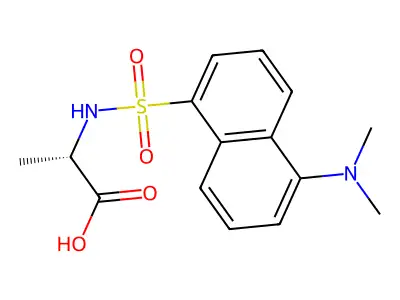 Dansyl alanine structure