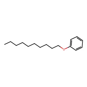 Decyloxybenzene structure