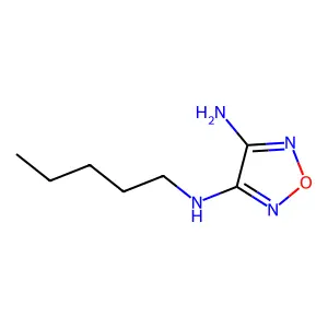 N3-戊基-1,2,5-噁二唑-3,4-二胺 structure