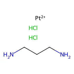 Platinum (II), dichloro(1,3-propanediammine)- structure