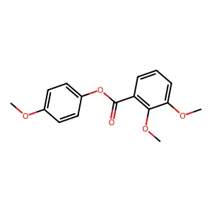4-Methoxyphenyl 2,3-dimethoxybenzoate structure