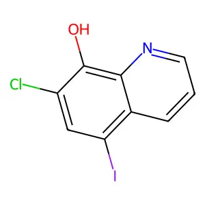 7-Chloro-5-iodo-8-quinolinol structure