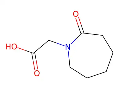 2-(2-Oxoazepan-1-yl)acetic acid structure