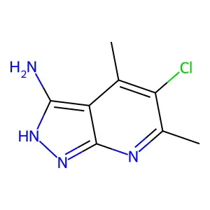 5-Chloro-4,6-dimethyl-1H-pyrazolo[3,4-b]pyridin-3-amine structure