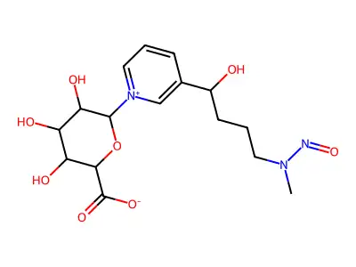 4-(Methylnitrosamino)-1-(3-Pyridyl)-1-Butanol Glucuronide structure