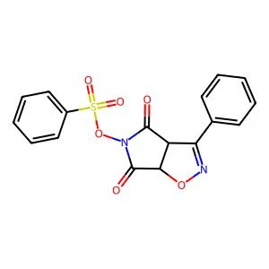 5-Hydroxy-1-(2-hydroxyethyl)-4,4-diphenylimidazolidin-2-one structure