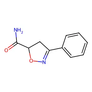 5-Isoxazolecarboxamide, 4,5-dihydro-3-phenyl- structure