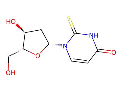 2'-deoxy-2-thiouridine structure