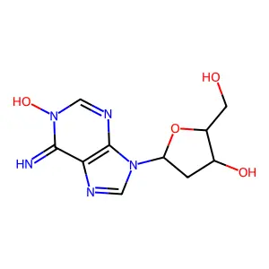 1-oxy-2'-deoxy-adenosine structure