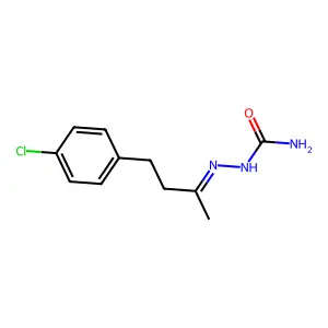 [4-(4-Chlorophenyl)butan-2-ylideneamino]urea structure