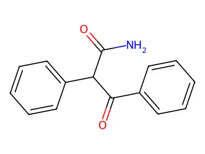 3-Oxo-2,3-diphenylpropanamide structure
